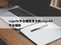 csgo5e平台辅助发卡网,csgob5平台辅助