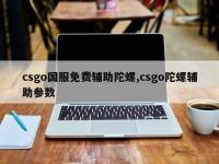 csgo国服免费辅助陀螺,csgo陀螺辅助参数