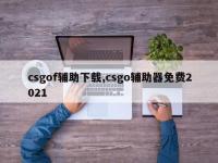 csgof辅助下载,csgo辅助器免费2021