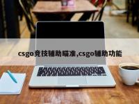 csgo竞技辅助瞄准,csgo辅助功能